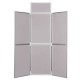 6 Panel Floor Standing Folding Panel Display Kit - Aluminium Frame