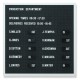 Econ Peg Letter Board - Silver Frame