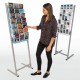 Expanda-Stand with Coloured Acrylic Pockets - Brochure Size - DL / A5 / A4