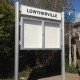 Mistral 2 Door Post Mounted Noticeboard with Printed Header