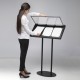 Restaurant Menu Display Stand for Internal and Covered External Use