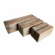 Wooden Sleeper Menu Blocks (MOQ 10 Units)