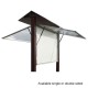 Park and Trail Outdoor Noticeboard with Wooden Canopy - Double Sided Option