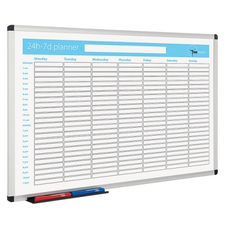 Planning Whiteboards | Pre Printed Planning Whiteboards White Light Display