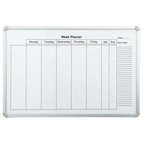 Planning Whiteboards | Pre Printed Planning Whiteboards White Light Display