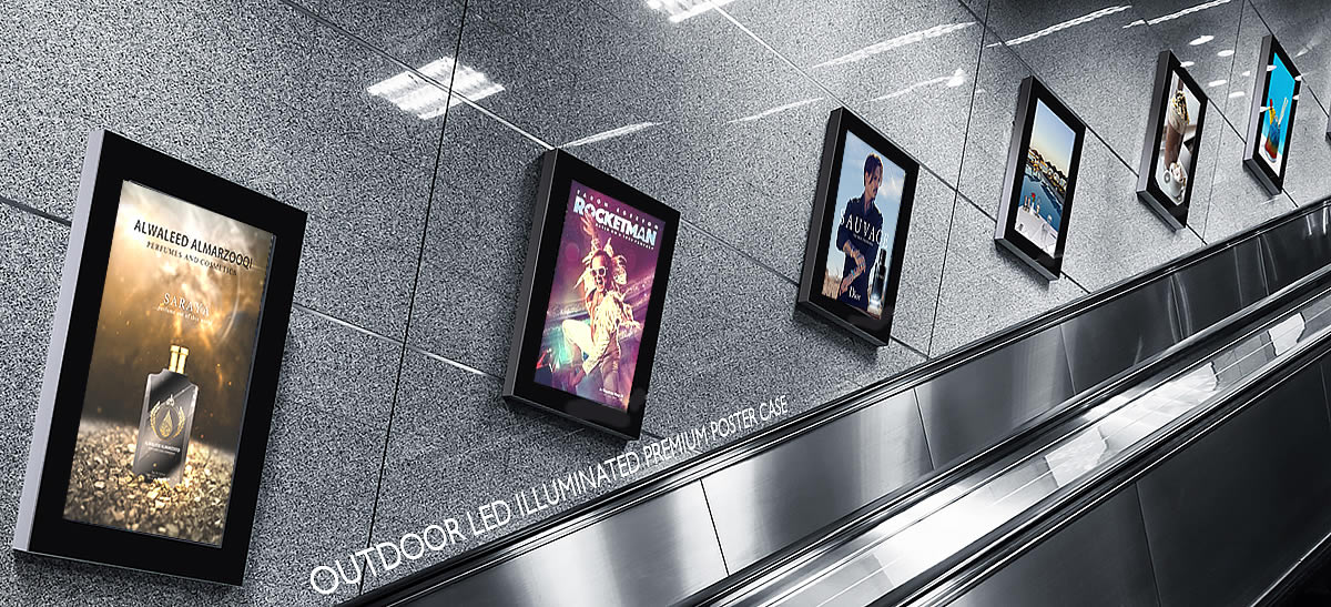 Lightboxes | Lightbox Illuminated Poster Display White Light Display