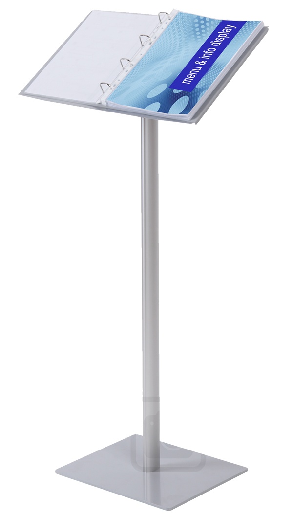 A4 Ringbinder Stand and Information Display Point White Light Display